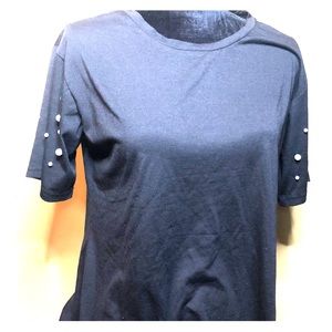 Alta Morocha Black Pearl sleeve detail T-Shirt
